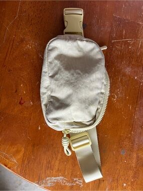 Baby yellow  Nylon Crossbody Belt Bag